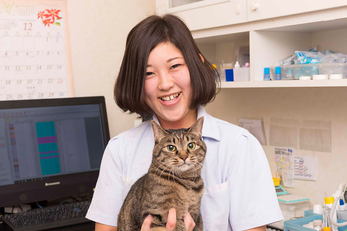 動物病院勤務　白田みずきさん