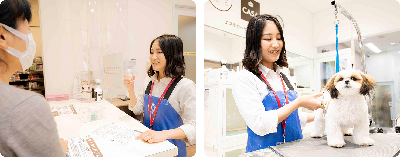 ペットショップ勤務 本山結希さん