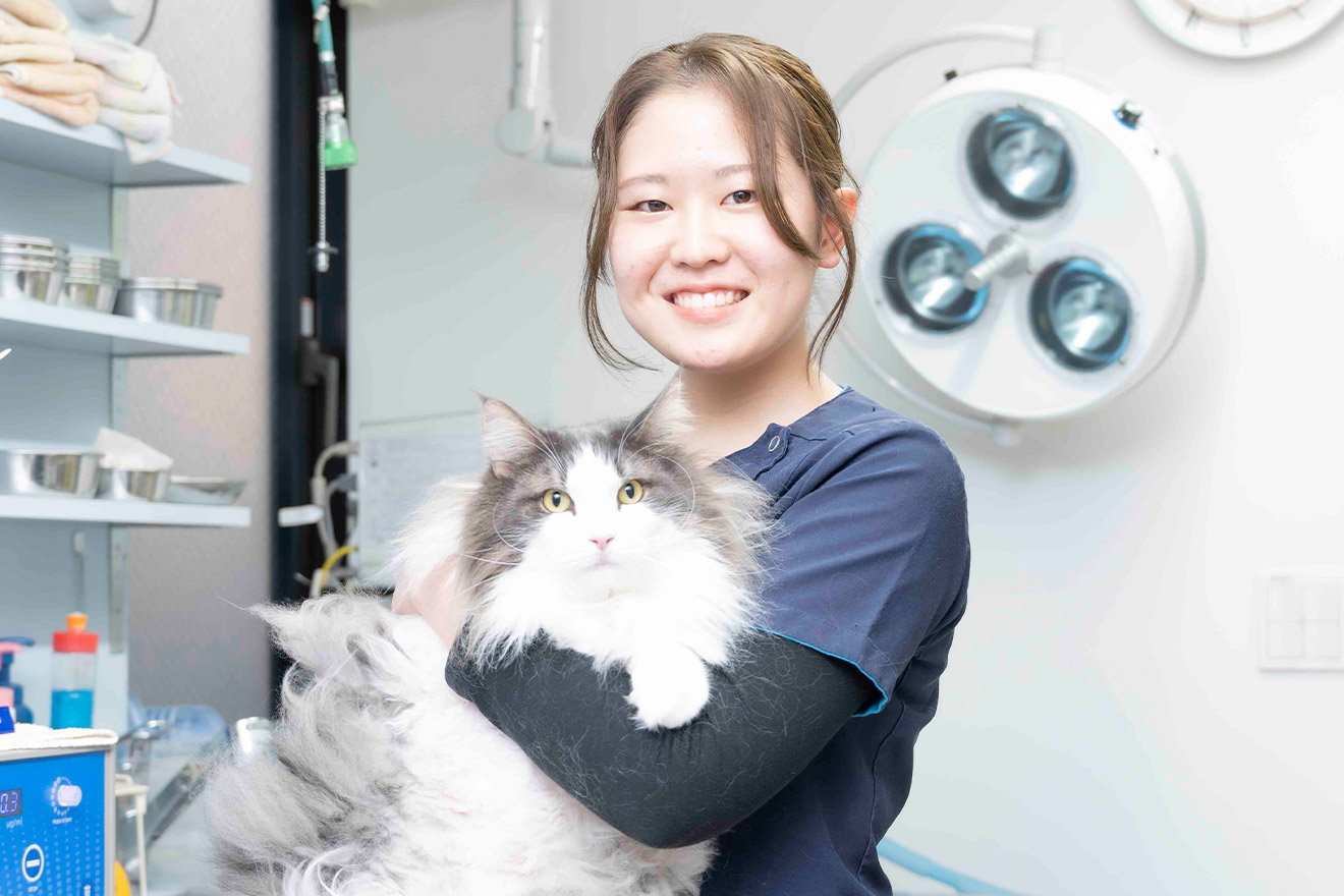 動物病院勤務　中里実穂さん